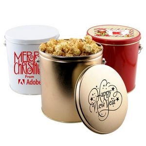 1 Gallon Gift Tin w/Caramel Popcorn