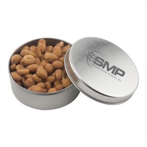 Round Tin w/Honey Roasted Peanuts