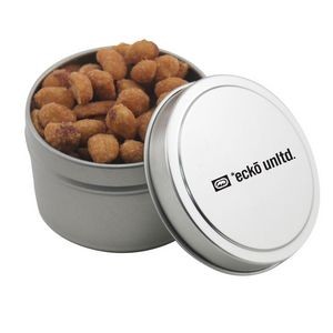 Round Tin w/Honey Roasted Peanuts