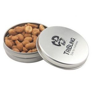 Round Tin with Honey Roasted Peanuts -1.7 Oz.