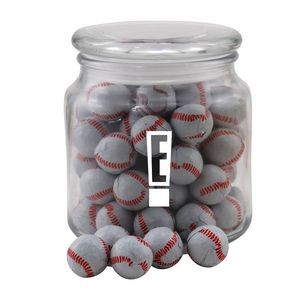 Jar w/Chocolate Baseballs