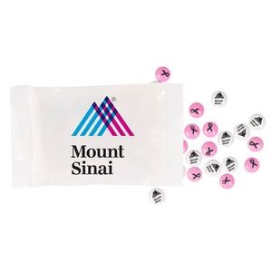 1 Oz. Full Color DigiBag® w/Imprinted Chocolate Buttons