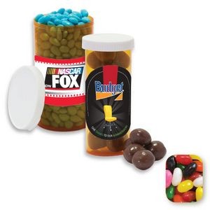 Large Pill Bottle Filled w/Assorted Jelly Beans