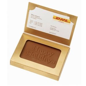 Custom Molded Chocolate in Business Card Box