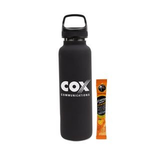 20 Oz. Insulated Stainless Steel Vacuum Bottle /Energy Mix