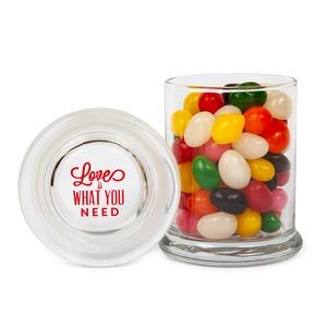 Glass Gourmet Jar - Jelly Beans