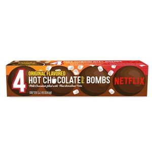 Hot Chocolate Bomb 4 Pack In Full Color Gift Box