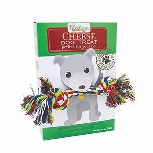 Rope Toy - Cheese Dog Treats
