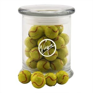 Jar w/Chocolate Tennis Balls
