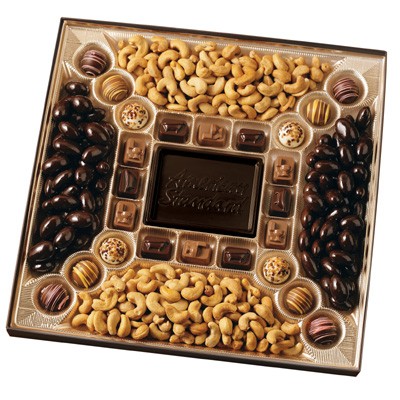 Custom Confection Box w/ Molded Chocolate Centerpiece - 2 1/4 Lb.