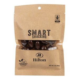 Fair Trade Dark Chocolate Raisins in Eco Kraft Pouch