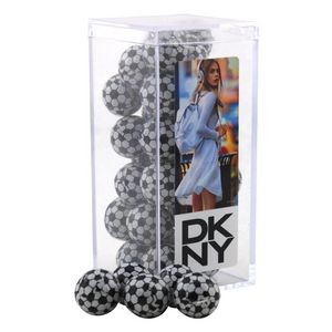 Acrylic Box w/Chocolate Soccer Balls