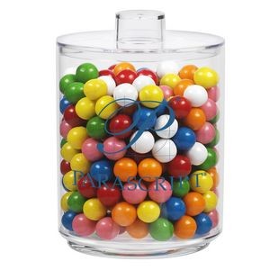 Acrylic Cylinder with Gum Balls