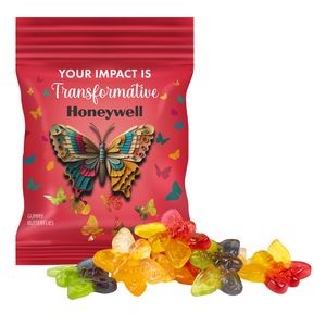 Clever Candy 2oz. Full Color DigiBag™ with Gummy Butterflies