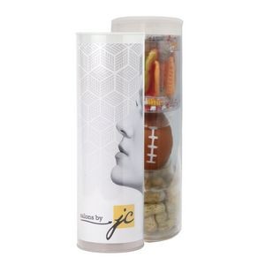 3 Piece Sports Gift Tube w/Candy & Peanuts