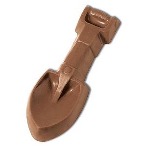 Molded Chocolate Shovel