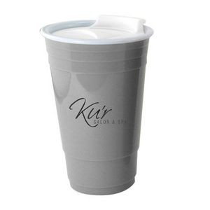 16 Oz. Insulated Party Cup w/Spillproof Lid