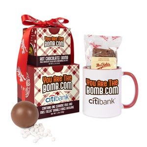 Mrs. Fields Mug, Brownie, Hot Chocolate Bomb Gift Set
