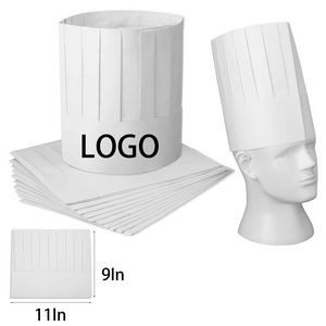 Disposable 9" Chef Tall Hat