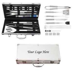 19-piece Stainless Steel Barbecue Set