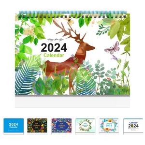 2024 Desk Calendar From January 2024 To December