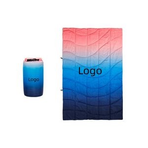 Customized Outdoor Puffy Camping Blanket