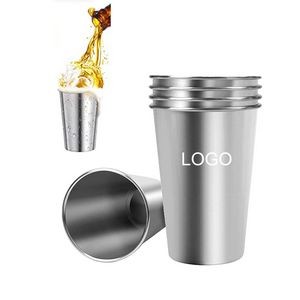 8 Oz Stainless Steel Pint Cup