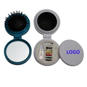 Sewing Kit / Brush And Mirror