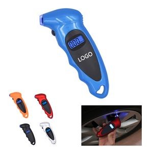 Electronic Tire Pressure Gauge With LED Display