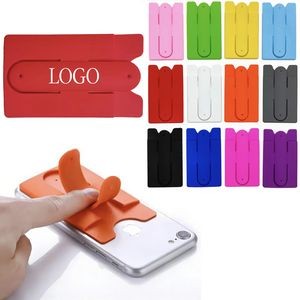 Card Holder With Cell Phone Stand