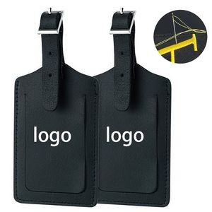 Promotional Luggage Tags With Business Card Holder