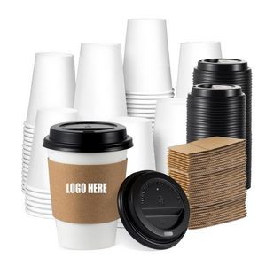 12 Oz Disposable Coffee Cups