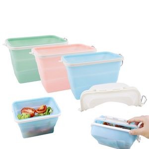 Collapsible Silicone Food Storage Container Bag
