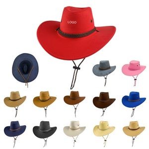 Suede Cowboy Travel Hat
