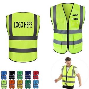 Universal Reflective Safety Vest With Pockets