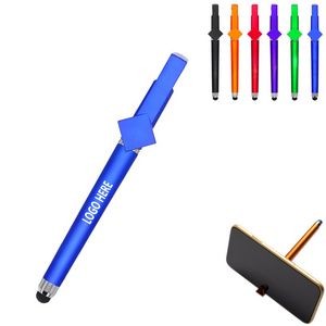 3-In-1 Stylus Ballpoint Pen With Phone Stand