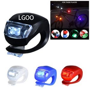 Silicone LED Bicycle Headlight Taillight