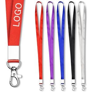 Polyester Lanyard With J Hook