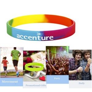 Silicone Wristband With Embossed Logo