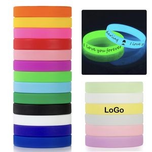 Customize Full Color Luminous Silicone Sport Bracelet