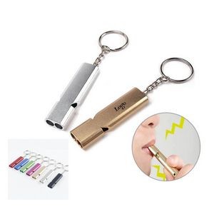 Outdoor Survival Emergency Whistle Keychain