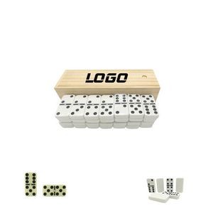 Dominos Set 28 Tiles With Wood Case