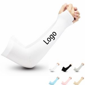 Ice Silk Sunblock Cooling Elastic Protective Arm Sleeves