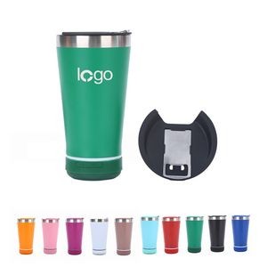 Stainless Steel Bluetooth Speaker Drinking Cup