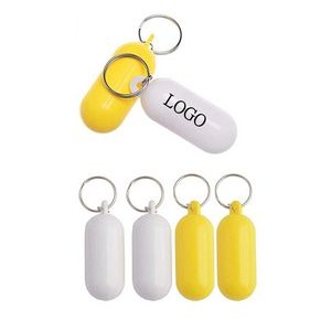 Floating Pill Shaped Plastic Floating Keychain Keyring Pendant