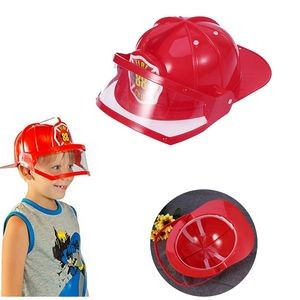 Children's Fireman Helmet Costume Kids Firefighter Hat