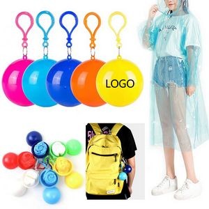 Portable Compressed Disposable Raincoat Ball