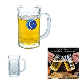 Glass Beer Mug Stein