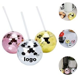 500Ml Glitter Ball Cup Round Ball Cup