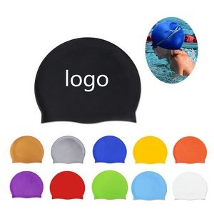 Silicone Flat Swim Caps